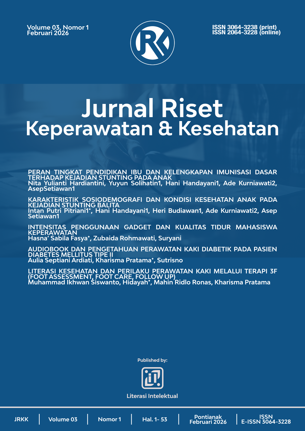 					View Vol. 3 No. 1 (2026): Jurnal Riset Keperawatan dan Kesehatan
				